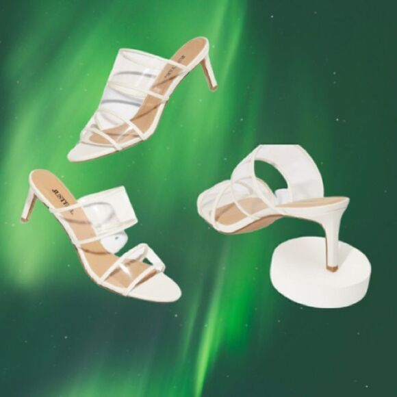 🦋 Sheer Luck dressy sandals - Picture 1 of 12
